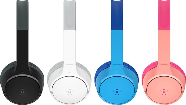 Kabellose Kopfhörer Belkin Soundform Mini - Wireless On-Ear Headphones for Kids - rosa ...