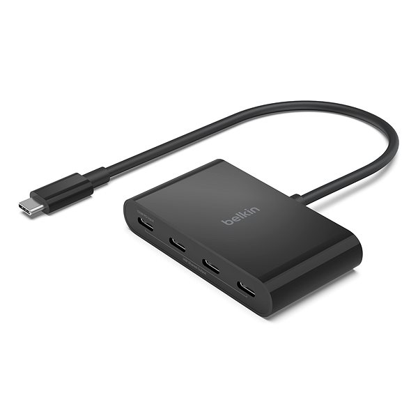 Belkin CONNECT USB-C to 4-Port USB-C hub – black