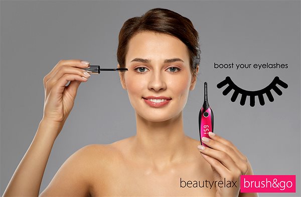 Szempillaspirál BeautyRelax Brush&Go elektronikus szempillaspirál ...