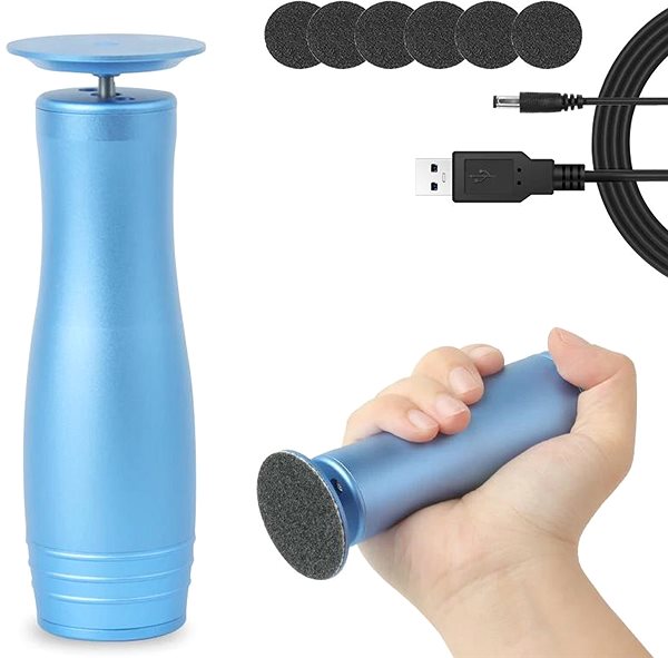 Electric file JIMDOA Cordless heel sander JMD 1000 blue .