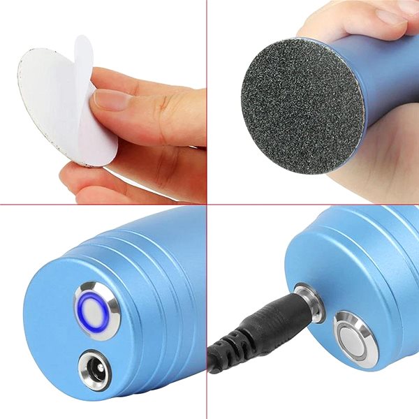 Electric file JIMDOA Cordless heel sander JMD 1000 blue .