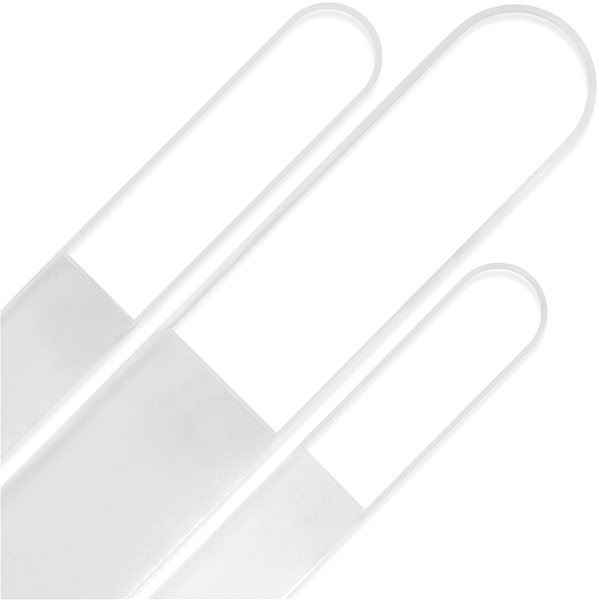 Mont Bleu T-BMS set of 3 clear glass nail files.