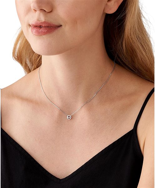 Michael Kors Women's Silver Necklace MKC1726CZ040.