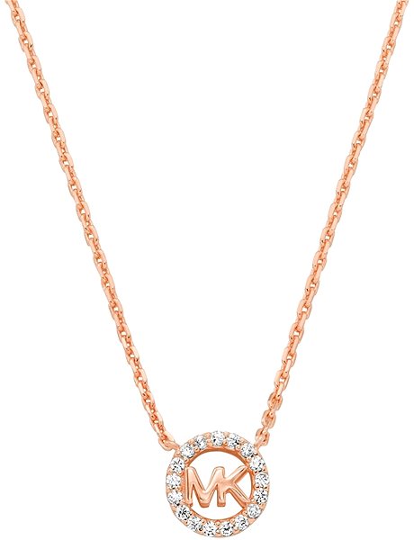 Michael Kors women's silver necklace MKC1726CZ791.