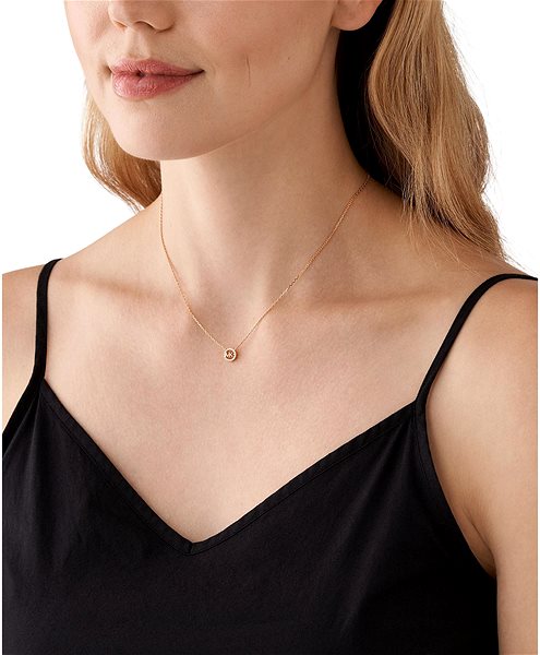 Michael Kors women's silver necklace MKC1726CZ791.