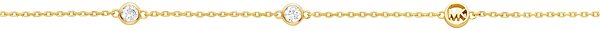 Michael Kors Women's Silver Necklace MKC1714CZ710.