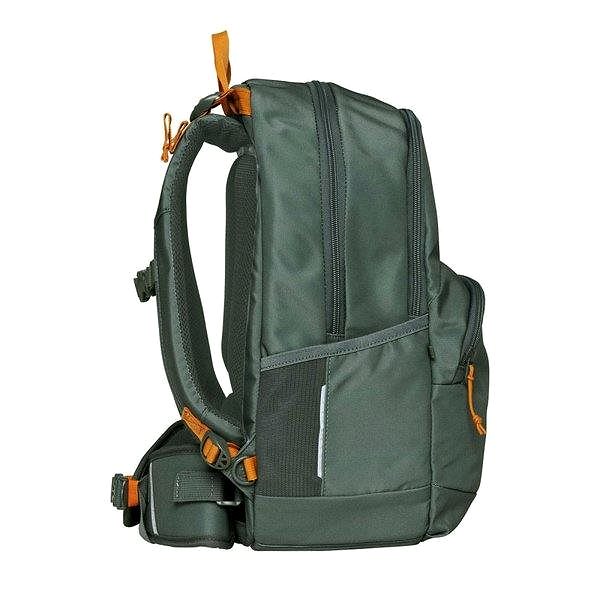 School backpack BECKMANN School backpack Sport Green Orange 30 l .