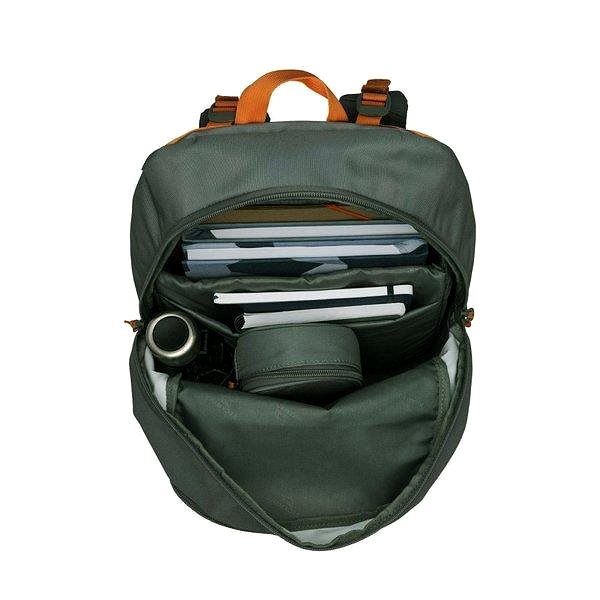 School backpack BECKMANN School backpack Sport Green Orange 30 l .