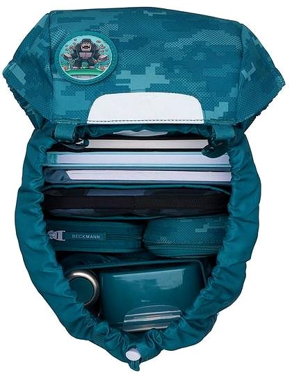 School backpack BECKMANN school backpack Classic Jungle Game 2024 .