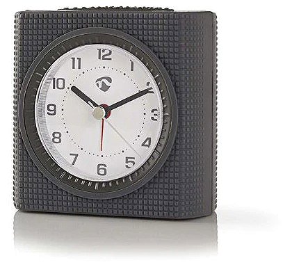 Alarm Clock Nedis Table Alarm Clock CLDK004GY, square grey ...