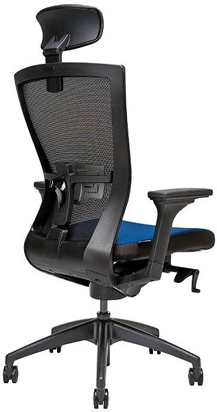 Office Chair Bestuhl MERENS blue with headrest ...