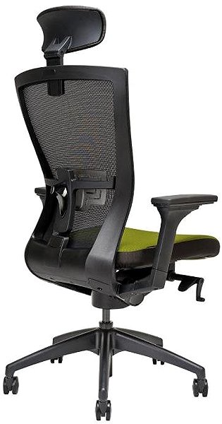 Office Chair Bestuhl MERENS green with headrest ...