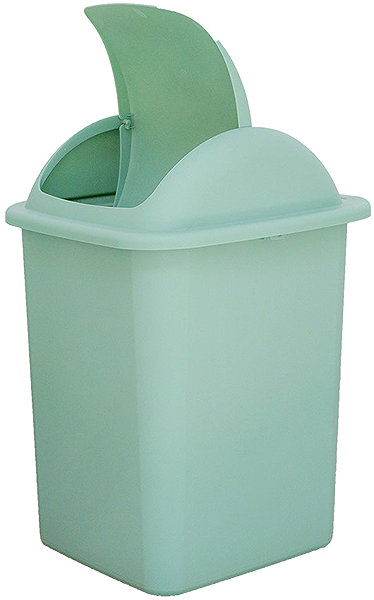 Rubbish Bin Belli E Forti Dumpster FLIP, green, plastic, 18 l ...