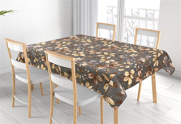 Asztalterítő Bellatex EMA 564, 120 × 140 cm, őszi levelek ...