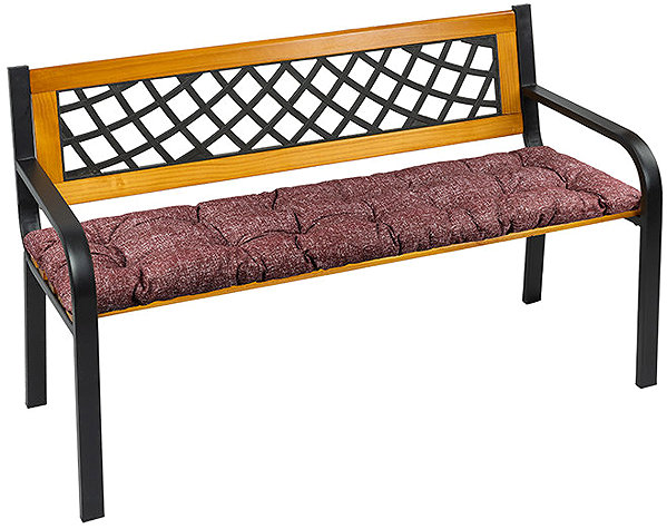 Kültéri ülőpárna Bellatex ülőpárna 41/032 steppelt 40 × 150 cm Uni, burgundi ...
