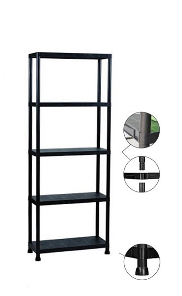 Shelving Unit Benco Plastic shelf 80 × 30 × 181 cm, 5 shelves ...