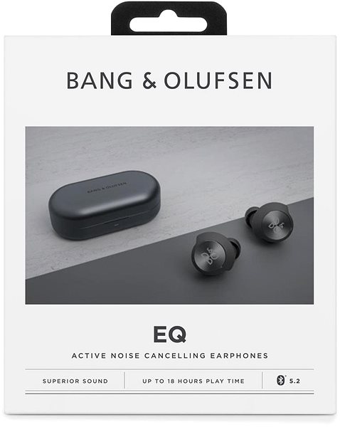 Wireless Headphones Bang & Olufsen Beoplay EQ Black Anthracite Packaging/box