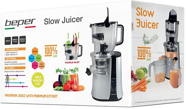 Juicer Beper 90422 Slow Juicer Packaging/box