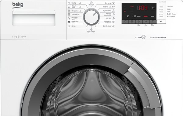 Keskeny gőzmosógép BEKO WUE7612BS ...