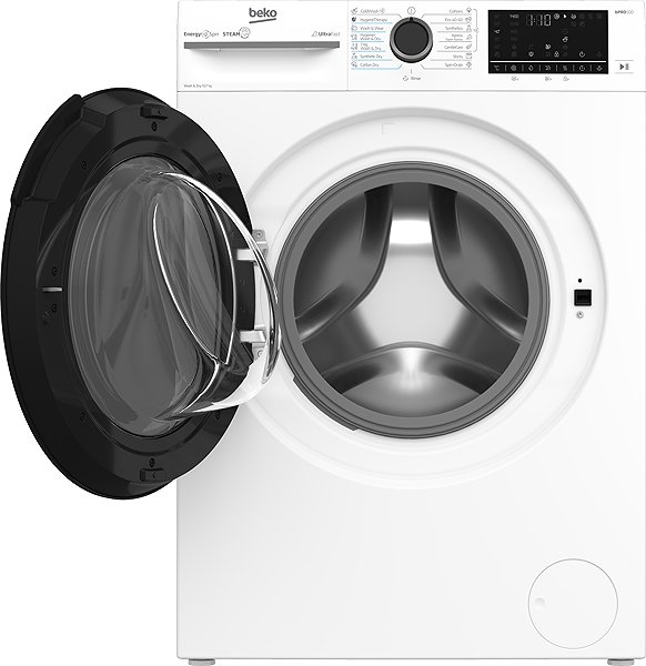 Steam Washing Machine with Dryer BEKO BM5DFT410442WB ...
