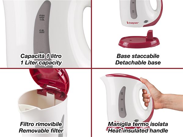 Electric Kettle Beper BB050 Features/technology