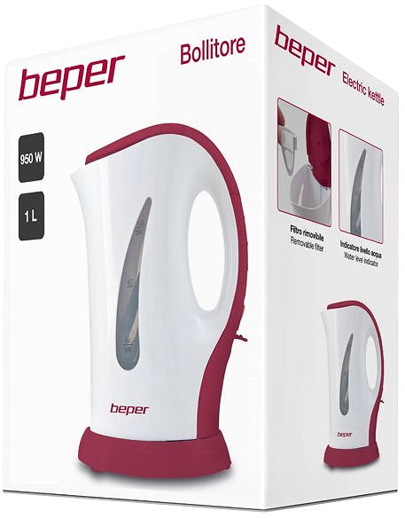 Electric Kettle Beper 90950-H Beperoncino Packaging/box