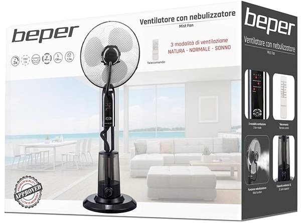 Fan Beper VE502 Packaging/box