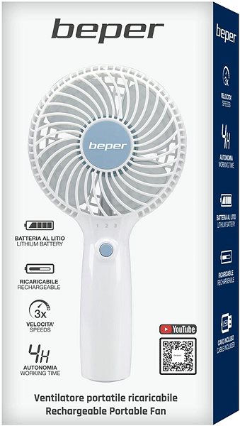 Ventilatore ricaricabile portatile - Beper