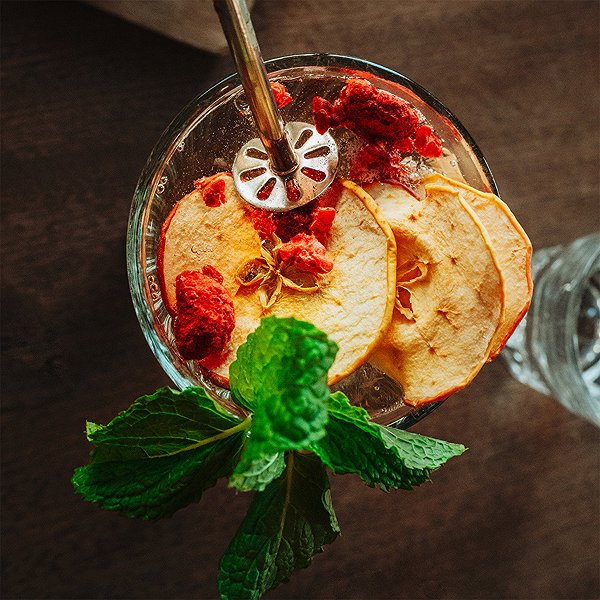Strohhalm Berndorf Edelstahl-Cocktailstrohhalme für Mojito, 3-in-1-Set, 4 Stück ...