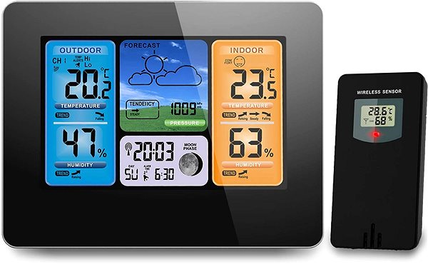 Weather station Berdsen BD-902, black .
