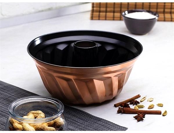 Baking Mould BERLINGERHAUS Baking tray with non-stick surface Rosegold Metallic Line ...