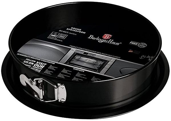 Baking Mould BERLINGERHAUS Cake tin with non-stick surface 2in1 Royal Black Collection ...