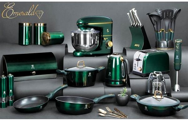 Baking Mould BERLINGERHAUS Muffin tin with titanium surface 12 pcs Emerald Collection ...