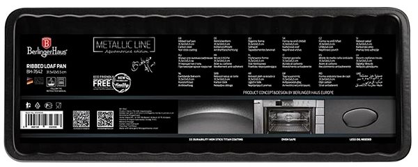 Baking Mould BERLINGERHAUS Deer back mould with non-stick surface Aquamarine Metallic Line ...