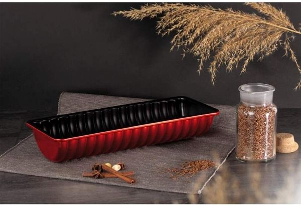 Baking Mould BERLINGERHAUS Deer back mould with non-stick surface Burgundy Metallic Line ...