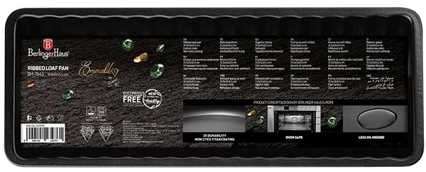 Baking Mould BERLINGERHAUS Deer loin mould with non-stick surface Emerald Collection ...