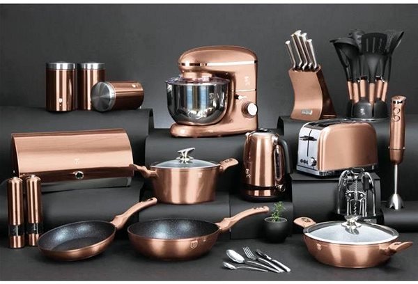Baking Mould BERLINGERHAUS 2in1 non-stick mould Rosegold Metallic Line 39 × 27 × 7,5 cm ...