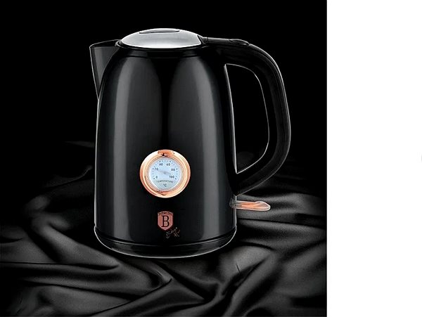 Electric Kettle BERLINGERHAUS BH-9077 Black Rose Collection ...