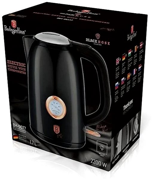 Electric Kettle BERLINGERHAUS BH-9077 Black Rose Collection ...