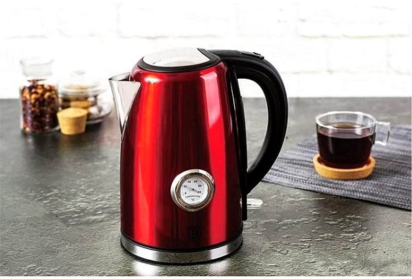 Electric Kettle BERLINGERHAUS BH-9068 Burgundy Metallic Line ...