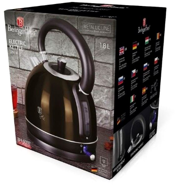Electric Kettle BERLINGERHAUS BH-9337 Metallic Line Black Edition ...