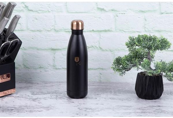 Thermos BERLINGERHAUS stainless steel 0,5 l Black Rose Collection ...