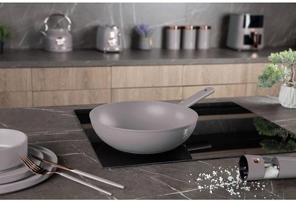 Wok Pan BERLINGERHAUS Wok pan with titanium surface 28 cm Taupe Collection Lifestyle 2