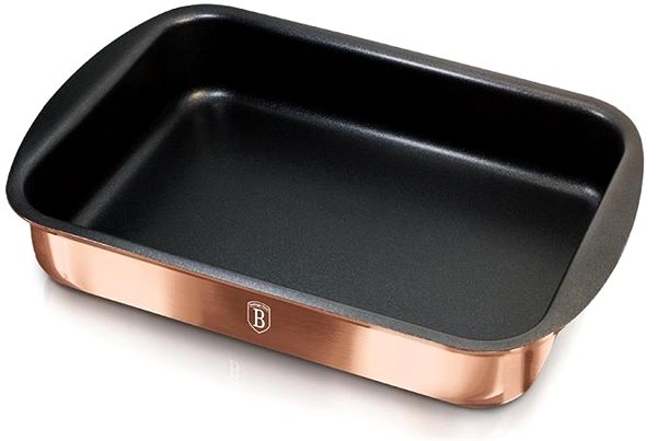 Pečicí forma BERLINGERHAUS Pečící plech s titanovým povrchem Rosegold Metallic Line 35 × 27cm ...