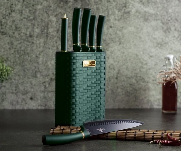 Sada nožov BerlingerHaus Sada nožov v stojane 7 ks Emerald Collection BH-2525 Lifestyle