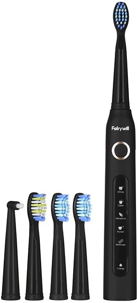 Electric Toothbrush Berger FairyWill FW 507 Plus Black + Travel Case ...