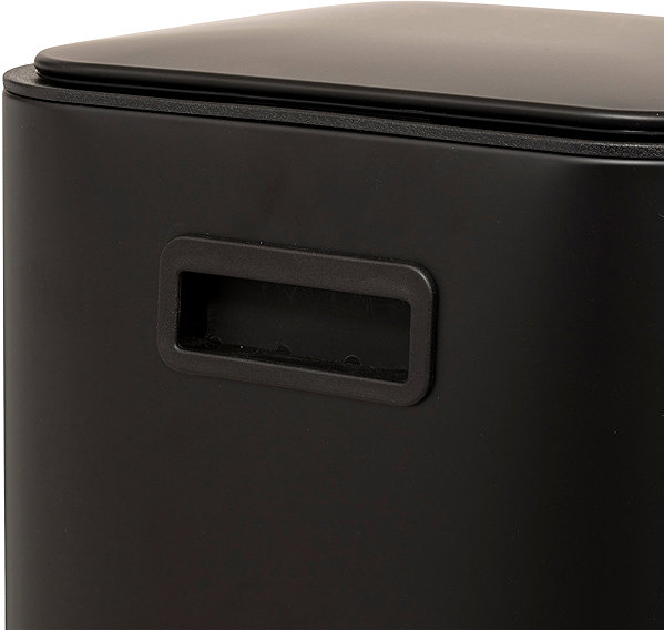 Rubbish Bin 5five Simply Smart Delta with pedal, metal, 30 l, black ...