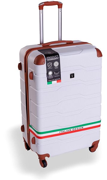 Cestovný kufor Bertoo Firenze, biely, 112 l ...