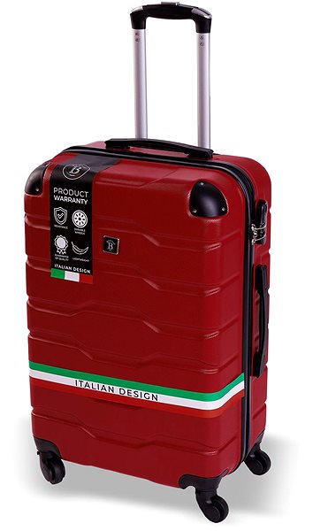 Travel case Bertoo Firenze, red, 97 l .