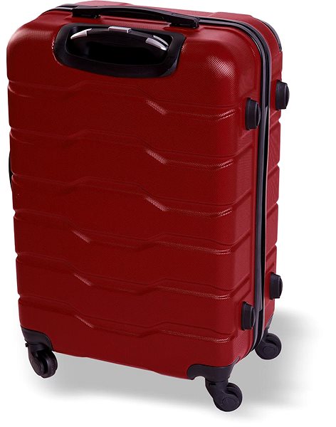 Travel case Bertoo Firenze, red, 97 l .